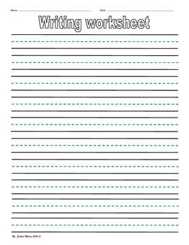 Paper Blank Name Tracing Worksheets