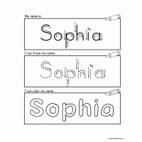 Free Personalized Name Tracing Worksheets