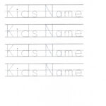 Printable Name Tracing Worksheets For Preschoolers - Nametracing Worksheets