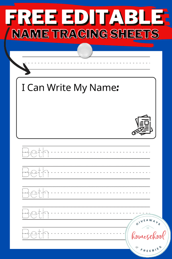 Handwriting Name Worksheet Maker