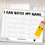 Personalized Printable Free Editable Name Tracing Worksheets ...