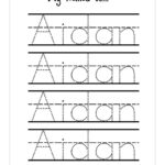 Custom Name Tracing Worksheets - Nametracing Worksheets