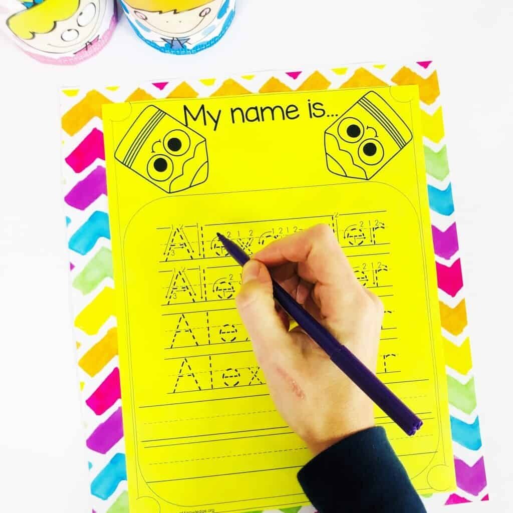 5 Of The Best Editable Name Tracing Worksheet Printable Numbered Font