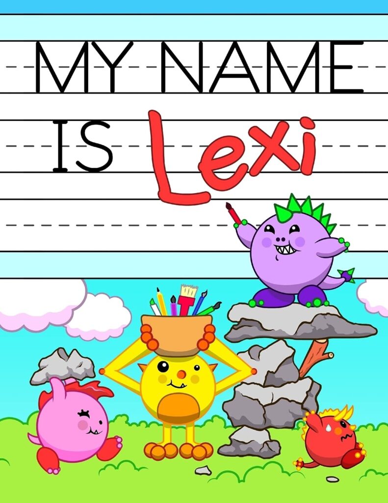 Free Printable Name Tracing Lexy