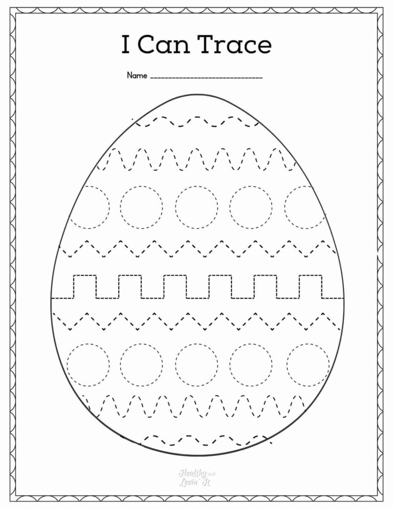 Easter Name Tracing Worksheets