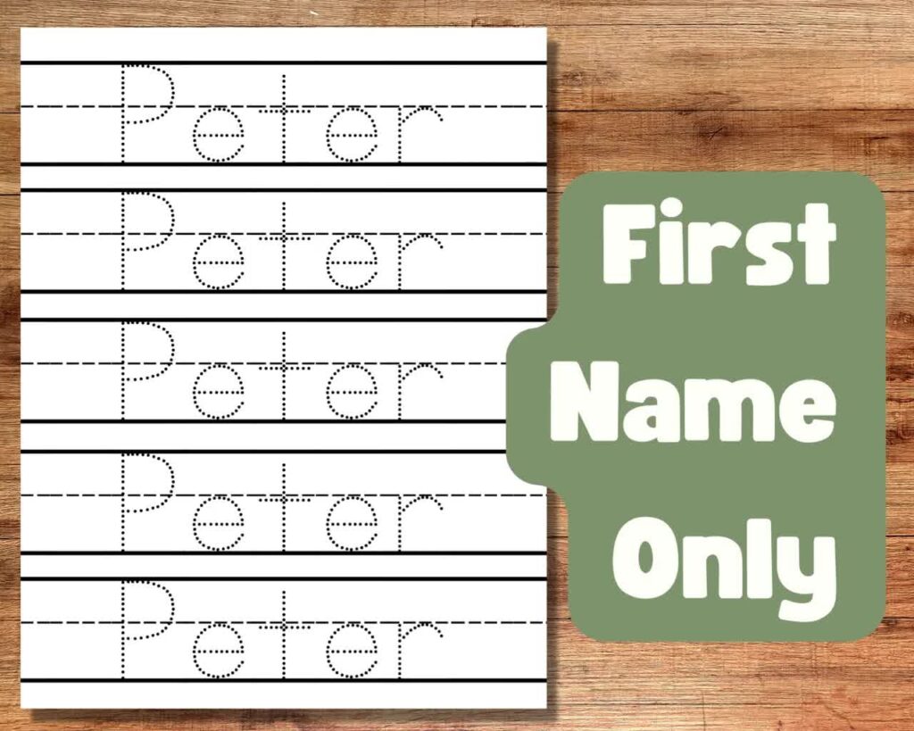 Tracing Name Worksheets In Bulk