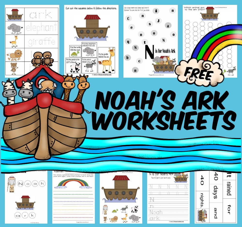 Free Noah Name Tracing Pages Printable