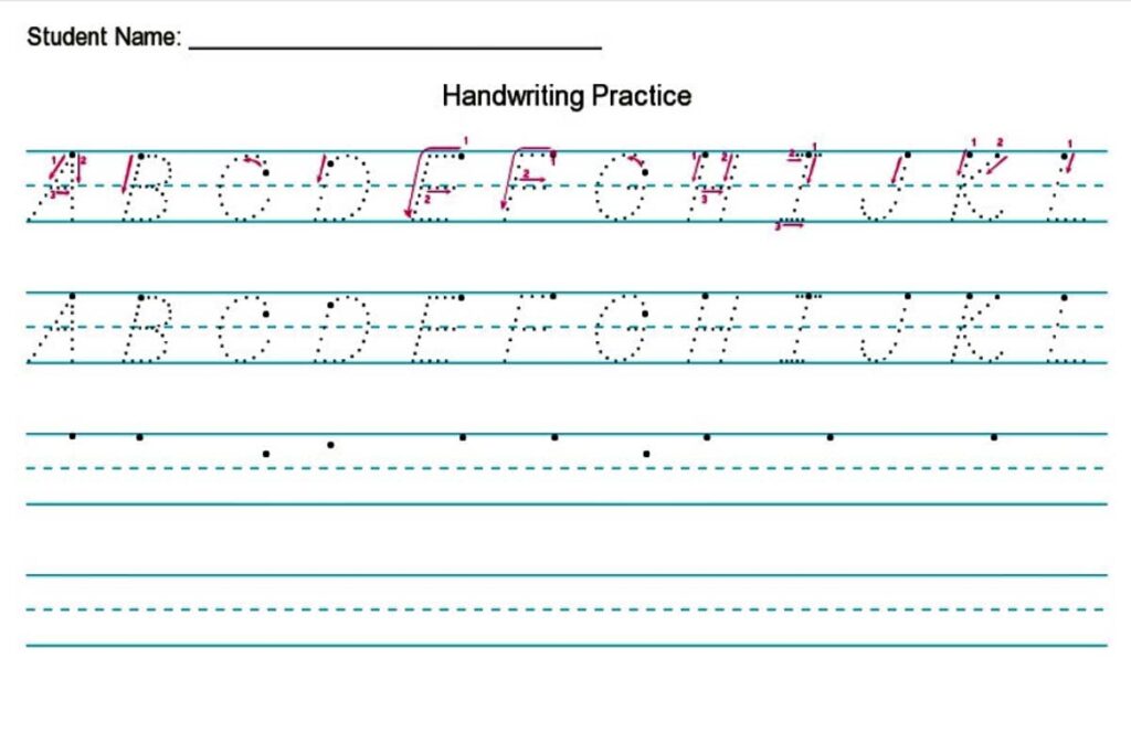 Handwriting Worksheet Creator Free DIY Homeschooler