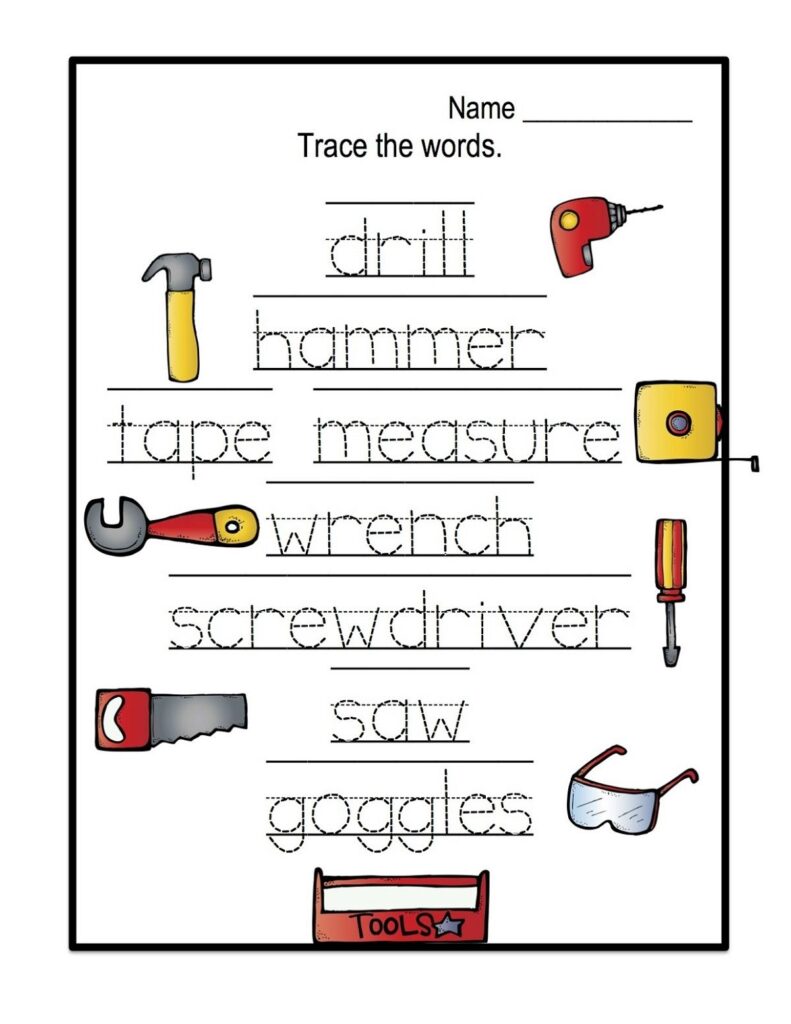 Kelsey Tracing Name Worksheet