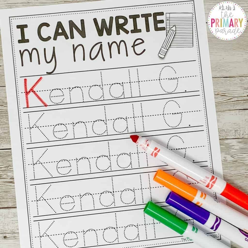 Letter Name Tracing Worksheets Pdf