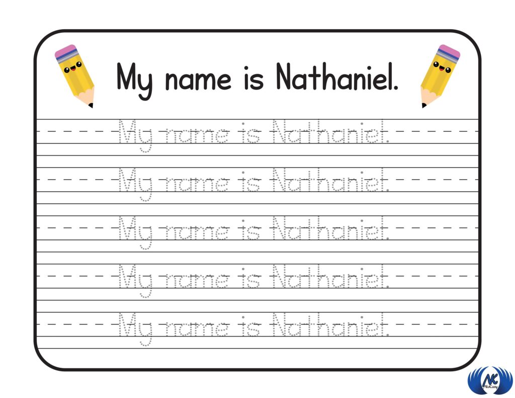 Printable Custom Name Tracing Worksheet Name Practice Sheet Etsy UK