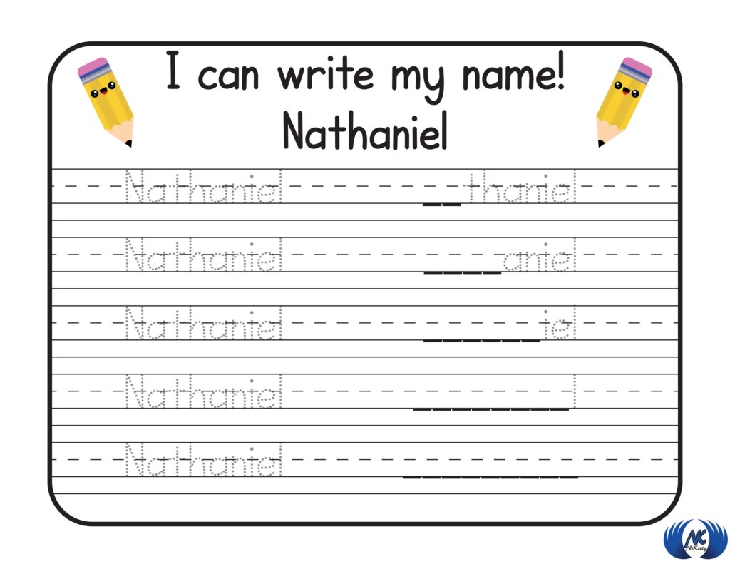 Creating Printable Name Tracing Worksheet