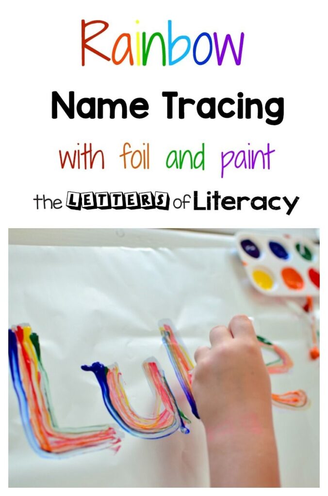 Rainbow Name Tracing Worksheets