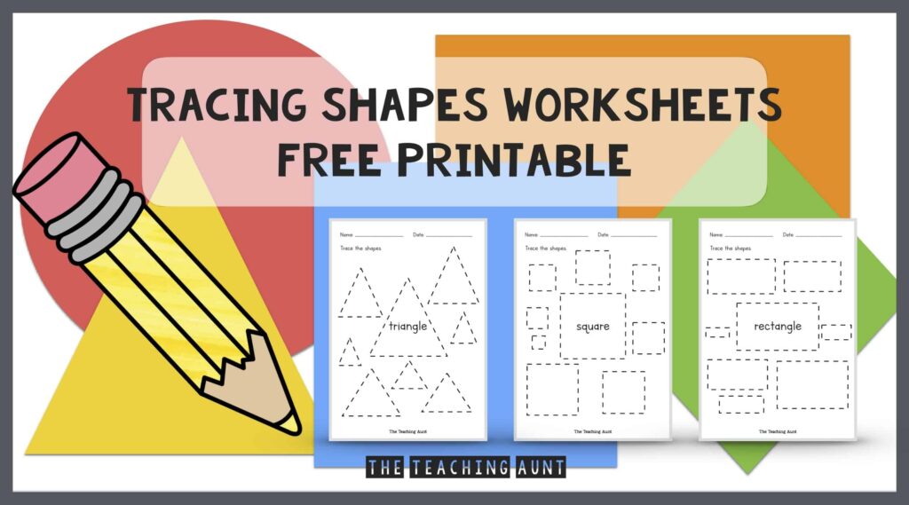 Free Printable Worksheets Tracing Names Of Shapes