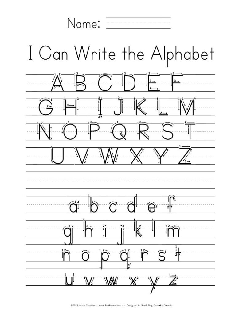 Name Letter Tracing Worksheets Pdf