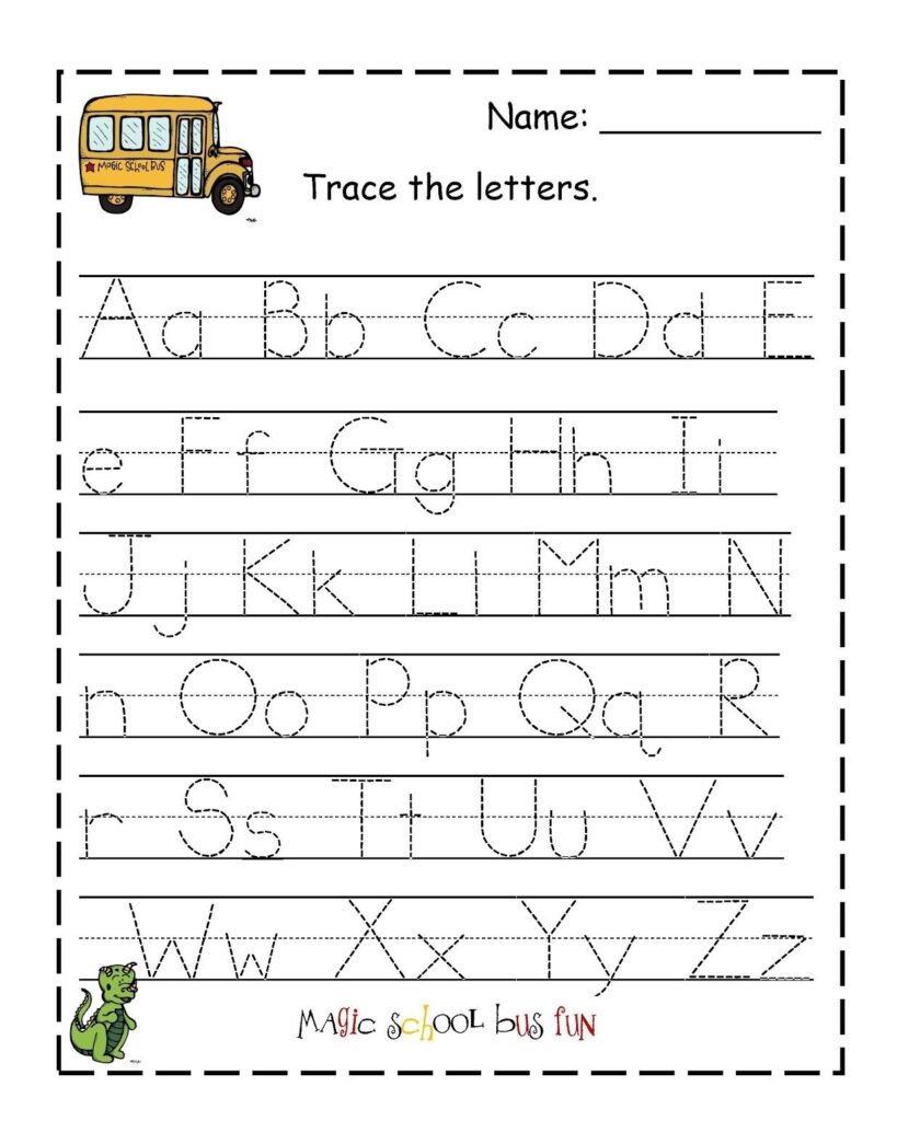 Creative Printable Name Tracing Worksheet